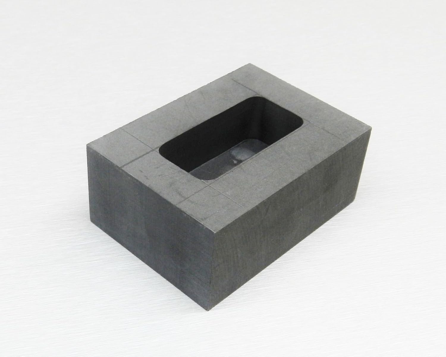 250 Gram Graphite Ingot Mold Machined Melting Kit to Pour Loaf Bar Gold and Silver (12E)