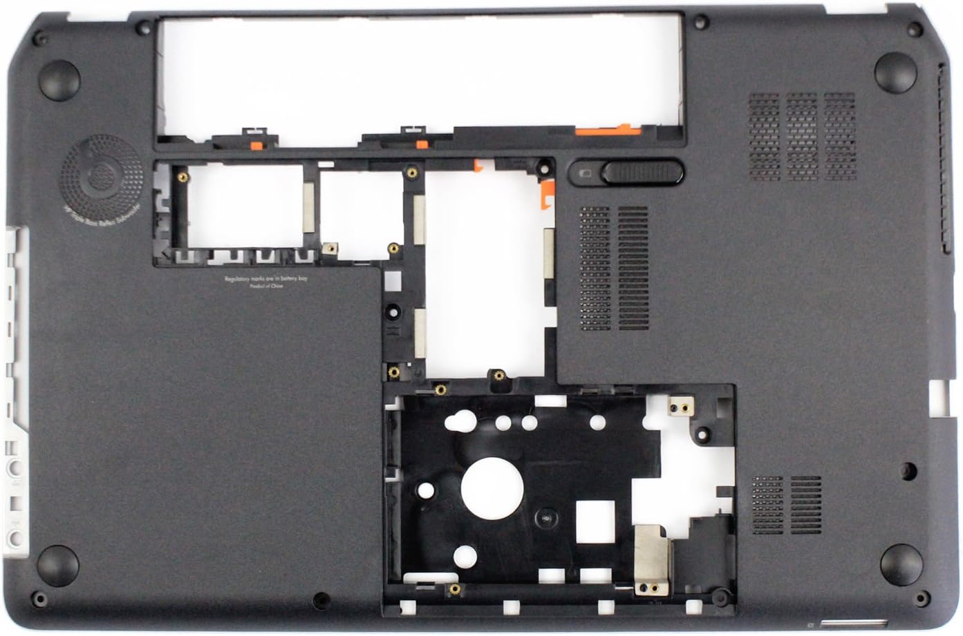 Ivos Replacement Laptop BLACK Bottom Case Midframe Lower Base Cover Enclosure Chassis for HP Pavilion Envy M6 M6-1000 M6-1125dx M6-1035dx M6-1009DX 707886-001 686896-001