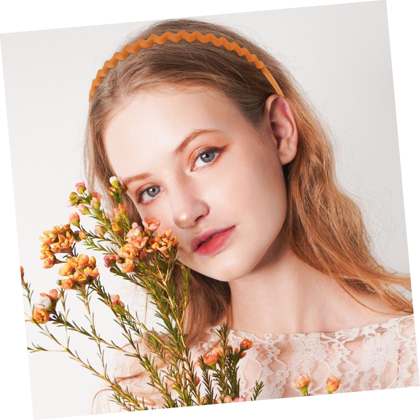 Healeved 30piezas Diademas Onduladas Para Mujeres De Elegantes Pálido Terracota Accesorios De Cabello Dientes Comodidad y Estilo Para Ocasión