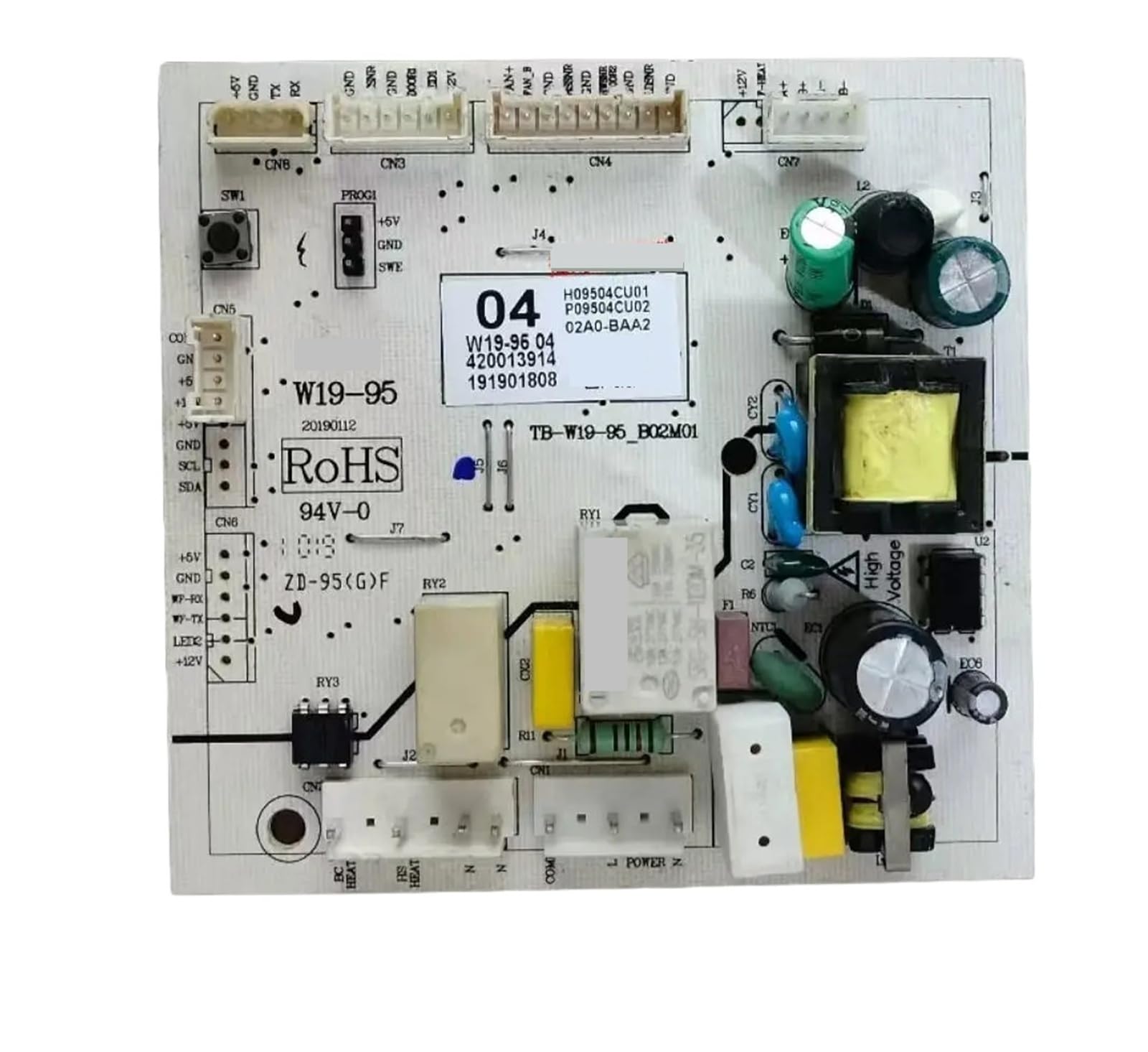 Motherboard, Kompatibel for Homa, Kühlschranksteuerungs-Motherboard-Leiterplatte W19-95 01 W19-95 03-04-06-07-TB-05(W19-95 01)