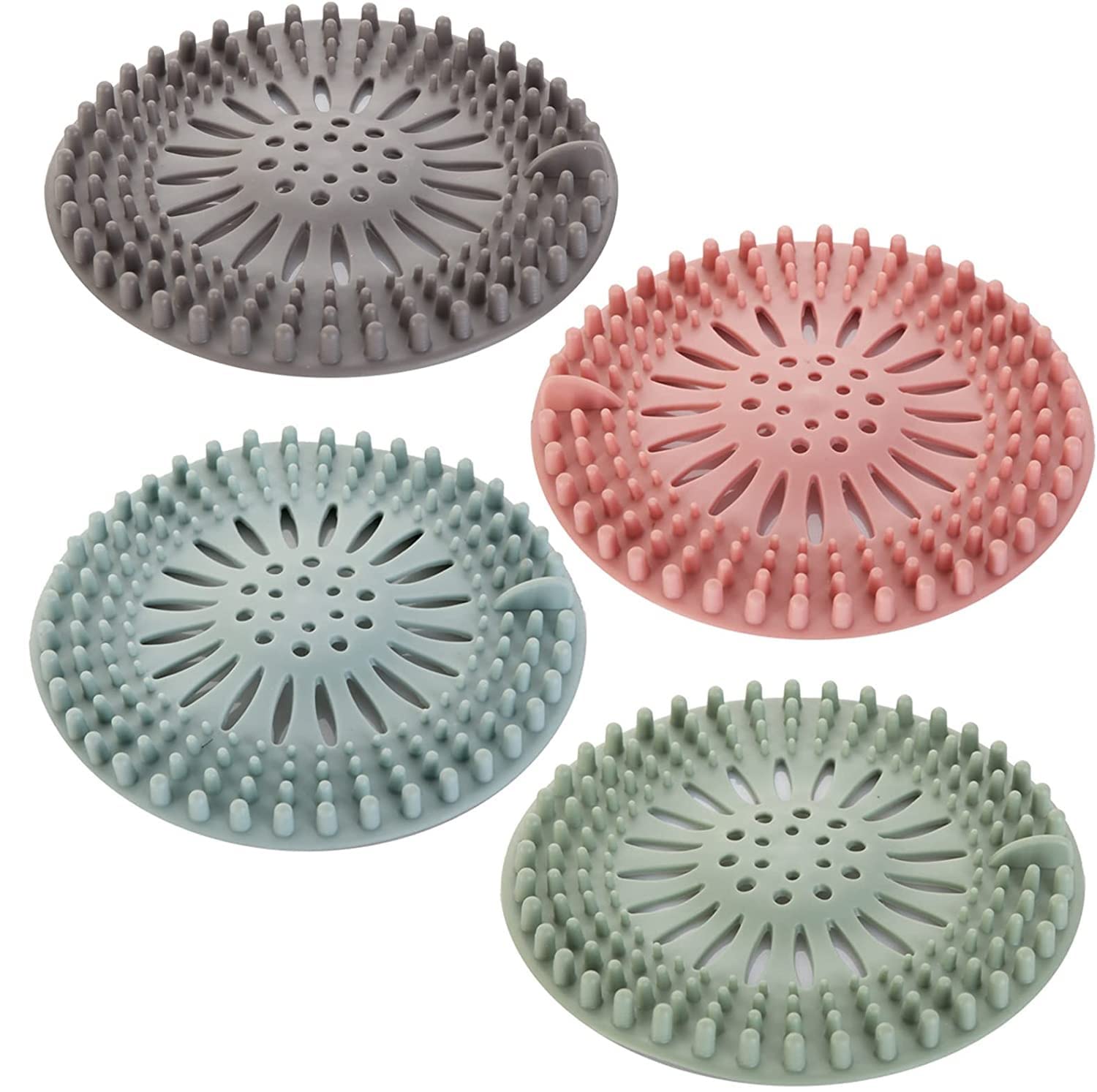 3 stuks afvoerzeef van siliconen, haarvanger, douche, universele