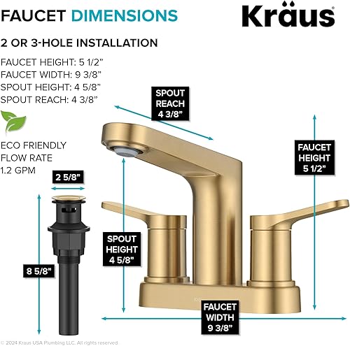 Miniatura 74 de KRAUS Indy - Grifo de baño con sensor sin contacto con caja de control y mezclador de temperatura en acero inoxidable sin manchas, KSB-10001SFS
