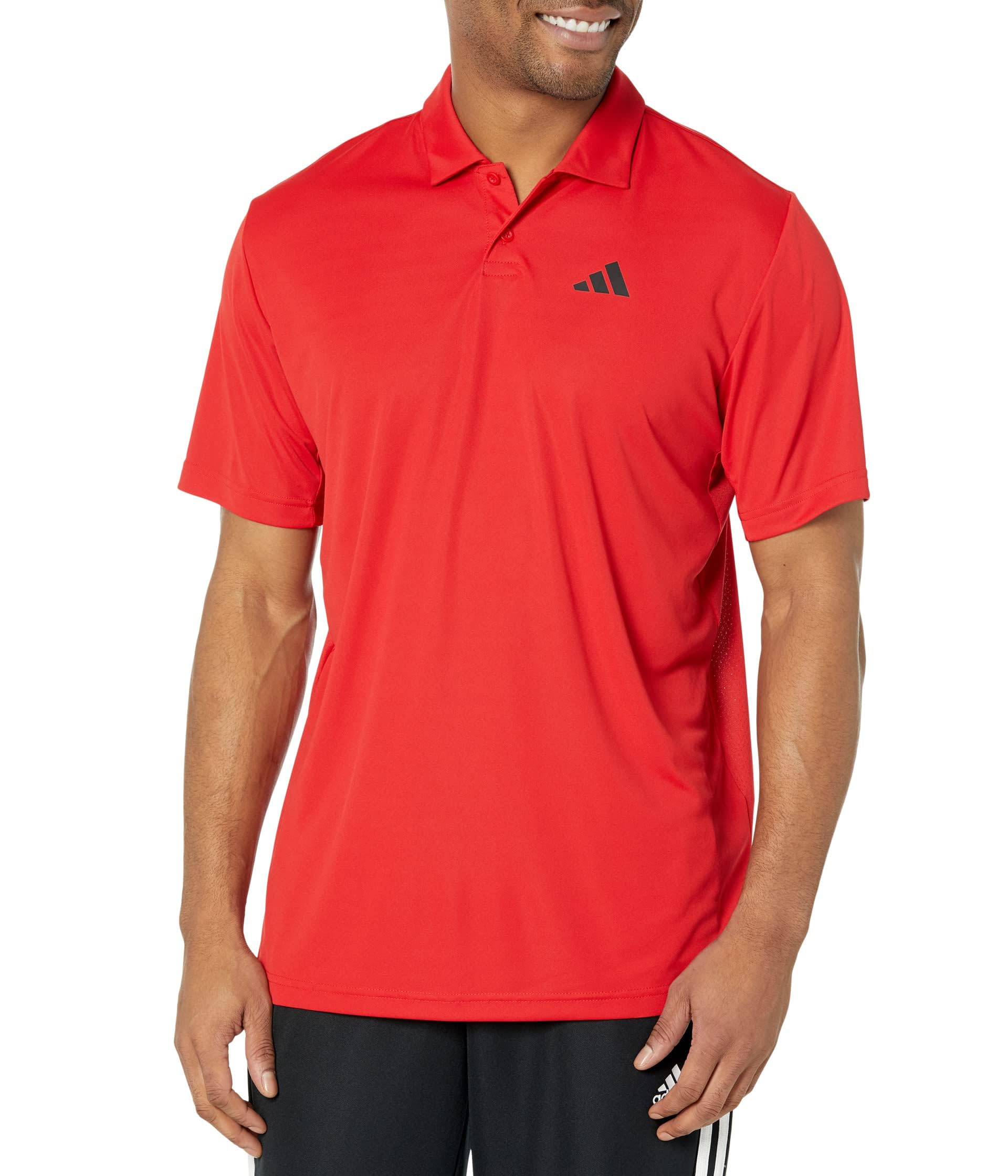 adidas Men's Club Tennis Polo Shirt, Better Scarlet, Small