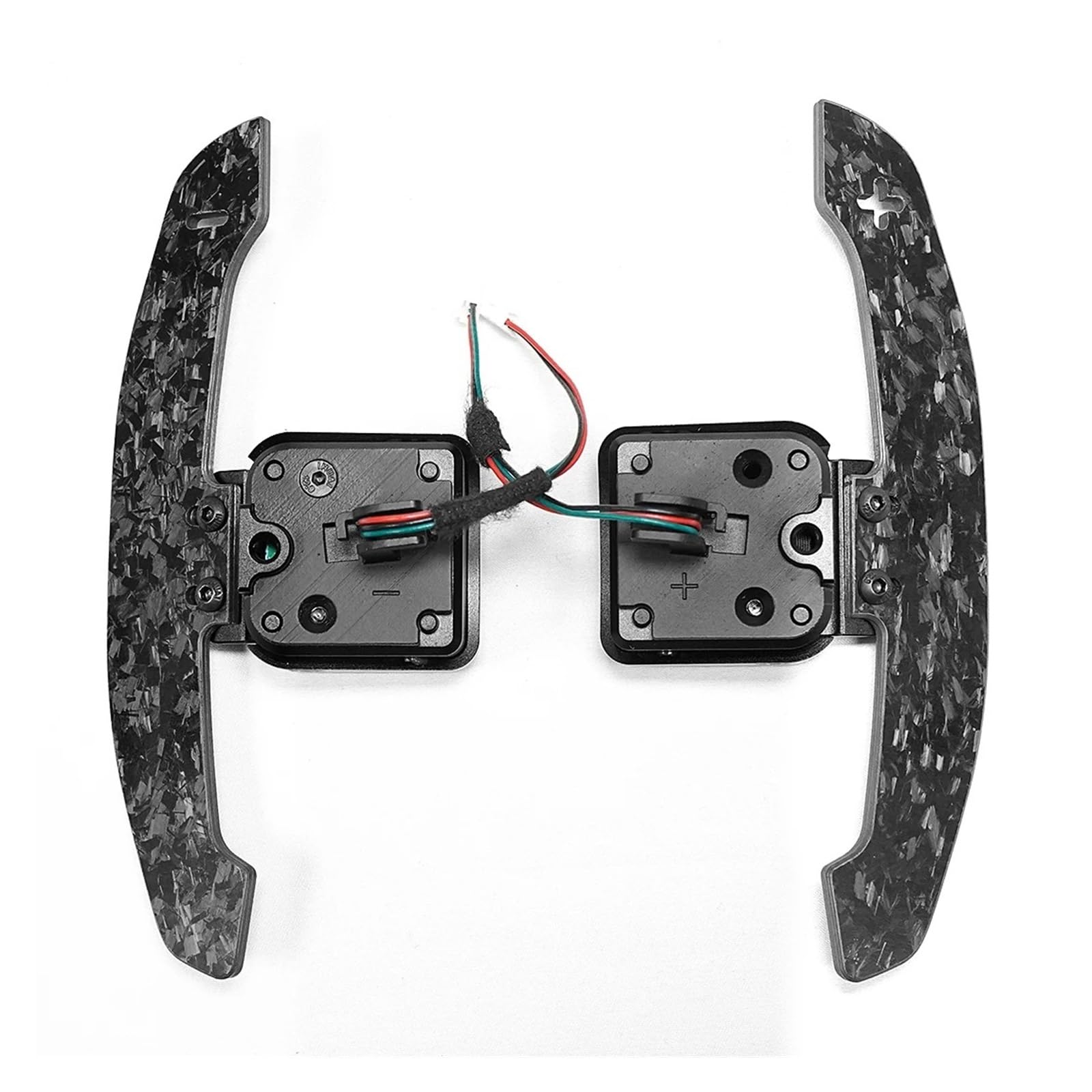 Yakisa Type 9 Paddles Shift For A3 For A5 For A8 Q2 For Q3 Q4 For Q5 For Q7 For Q8 S1 S2 S3 S4 S5 Sq5 Rs3 Rs4 Rs5 Rsq5 Carbon Fiber Paddle Shifters Paddle Shifter(Type 9)
