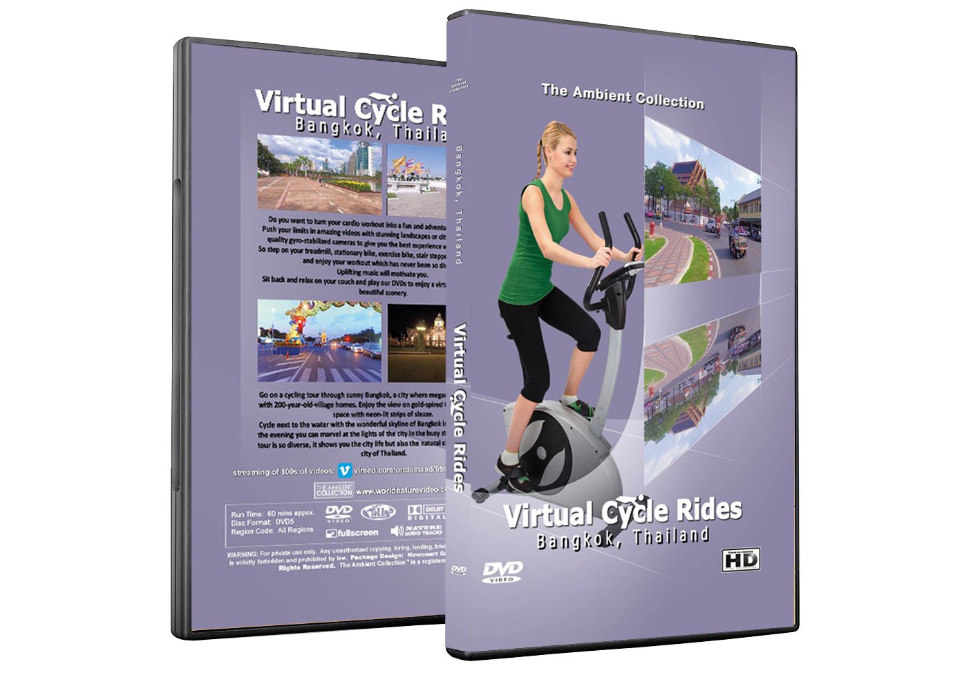 Virtual Cycle Rides DVD - Bangkok Thailand - for Indoor Cycling ...
