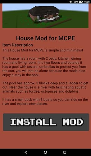 House Mod for MCPE