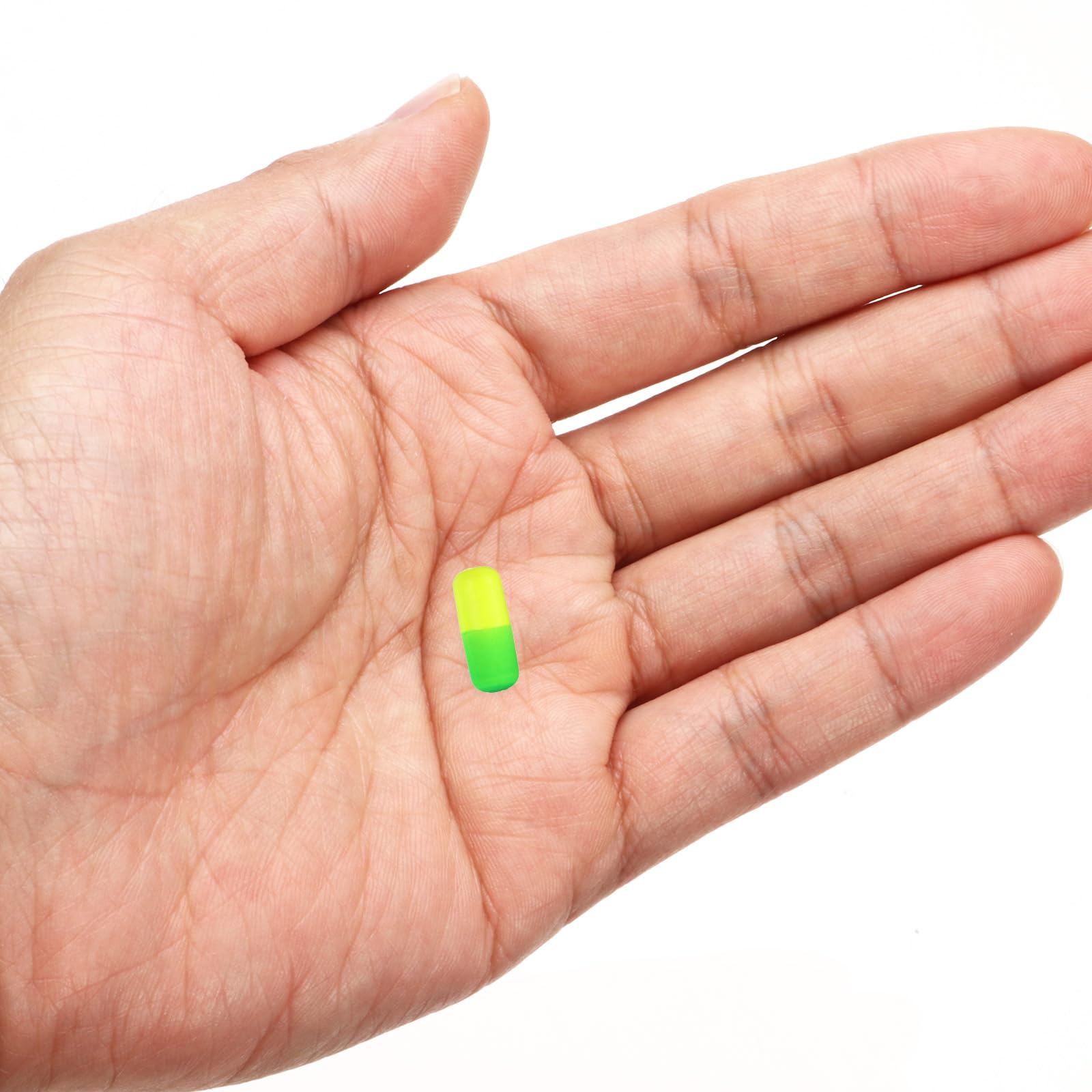 PATIKIL Fishing Foam Floats 0.7 Inch, 30Pcs Snell Floats Fly Fishing Strike Indicator for Pompano Floats Walleye Rig Lure Green Yellow - Image 4