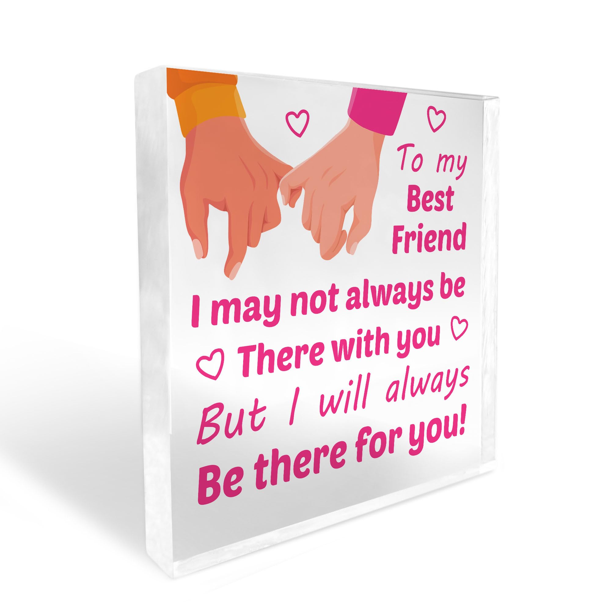 Red Ocean Gifts For Women Best Friend, Acrylic Plaque Gift For Her, Friendship Gifts For Women, Bestie Gifts For Christmas, Christmas Friendship Gifts For Girls Her