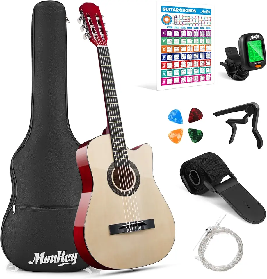 Moukey 38 pollici nylon cutaway, kit completo