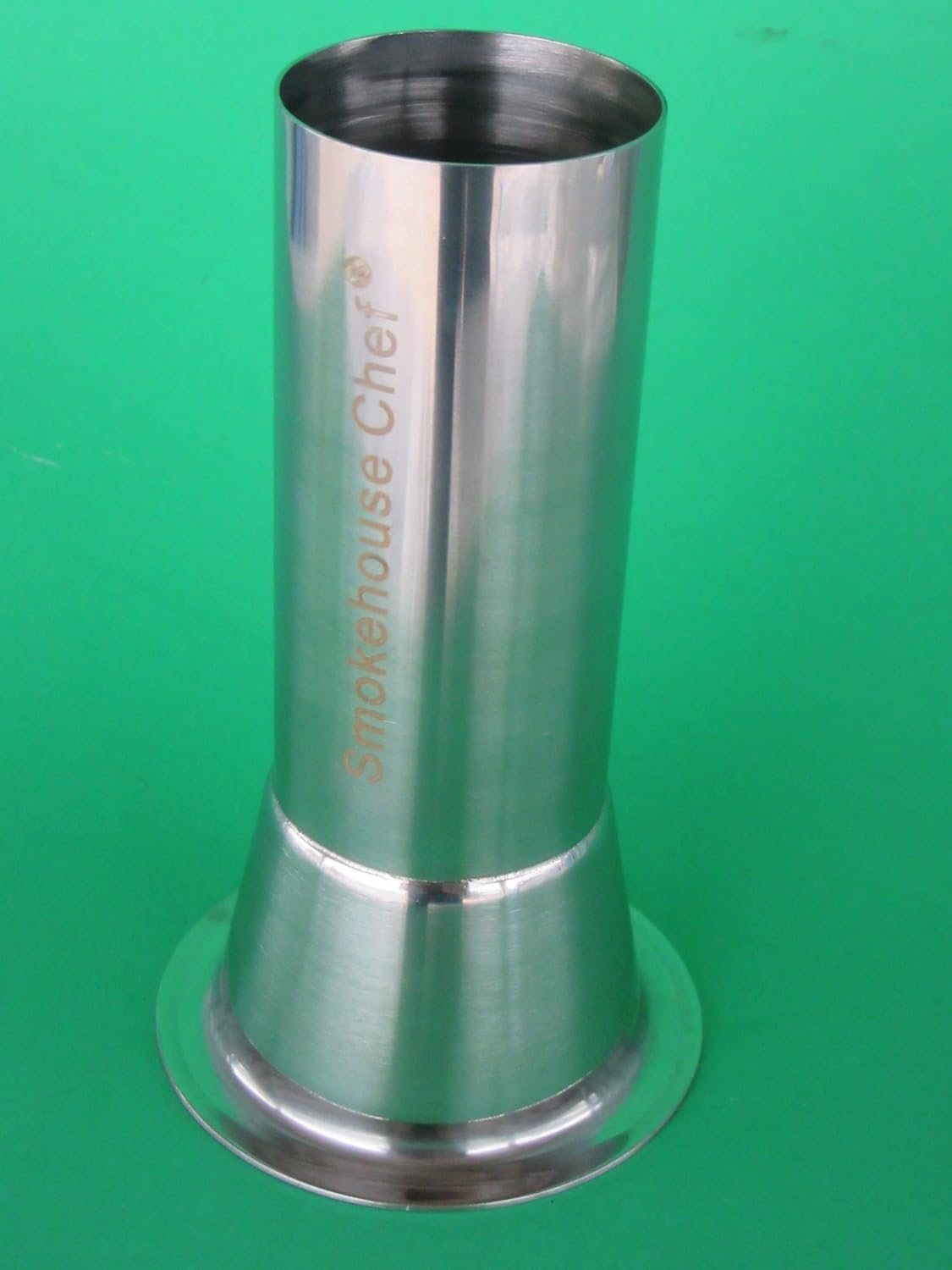 Premium Stainless Steel #22 Size X 2" Meat Grinder Tube Horn Funnel for Filling Meat Bags