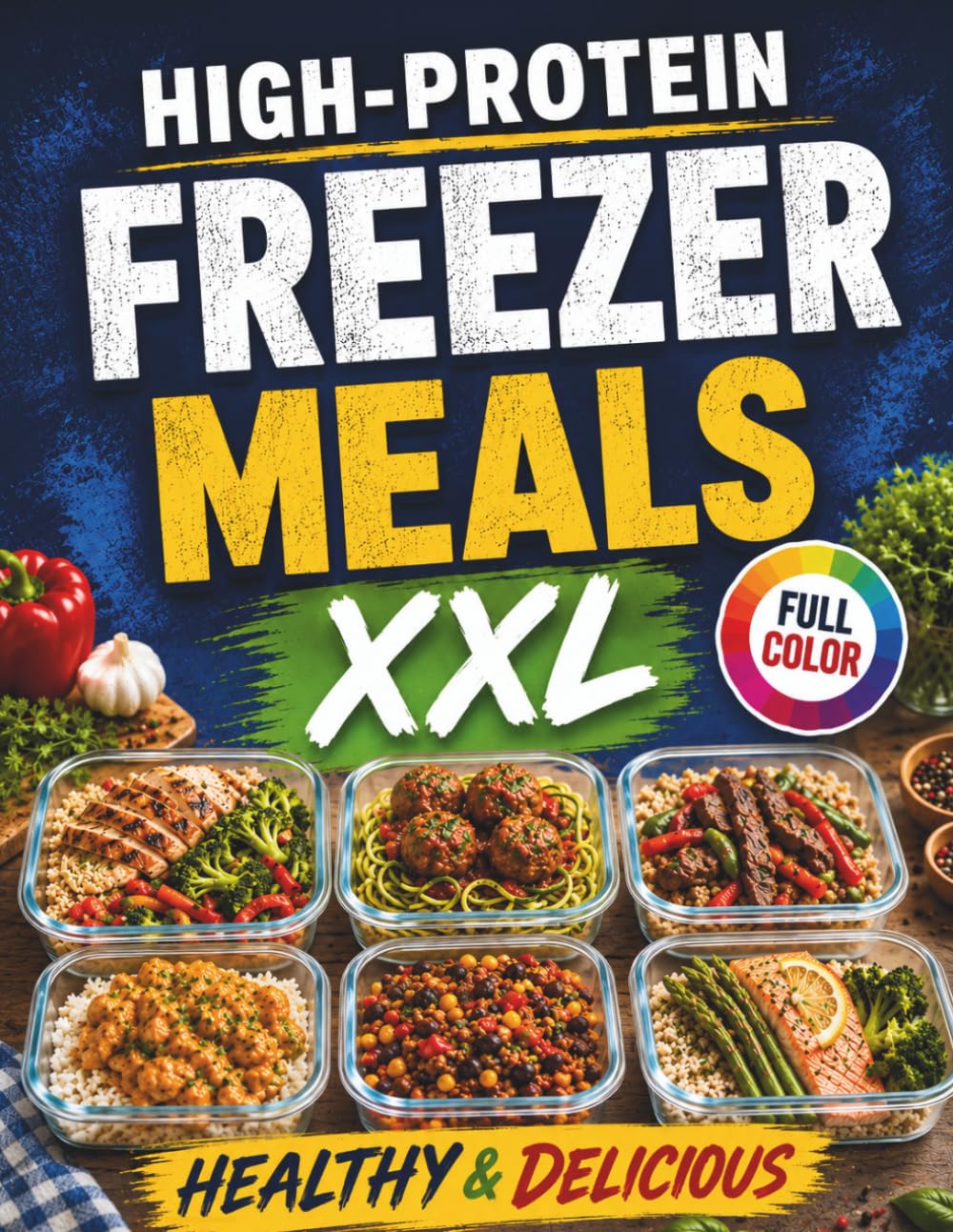 High-Protein Freezer Meals – Healthy & Delicious: Fuel Your Family with Easy Make-Ahead Recipes for Busy Days | Prep Once, Enjoy Protein-Packed Meals for Weeks