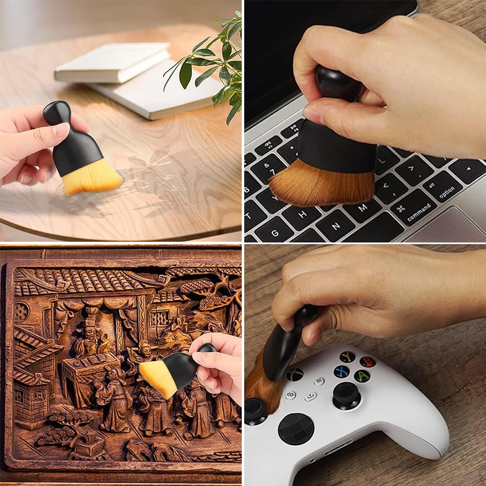 Set 3 Pennelli Per Pulizia Interni Auto - Spazzole Morbide Per Cruscotto, Sedili E Aria Condizionata - Foto 13