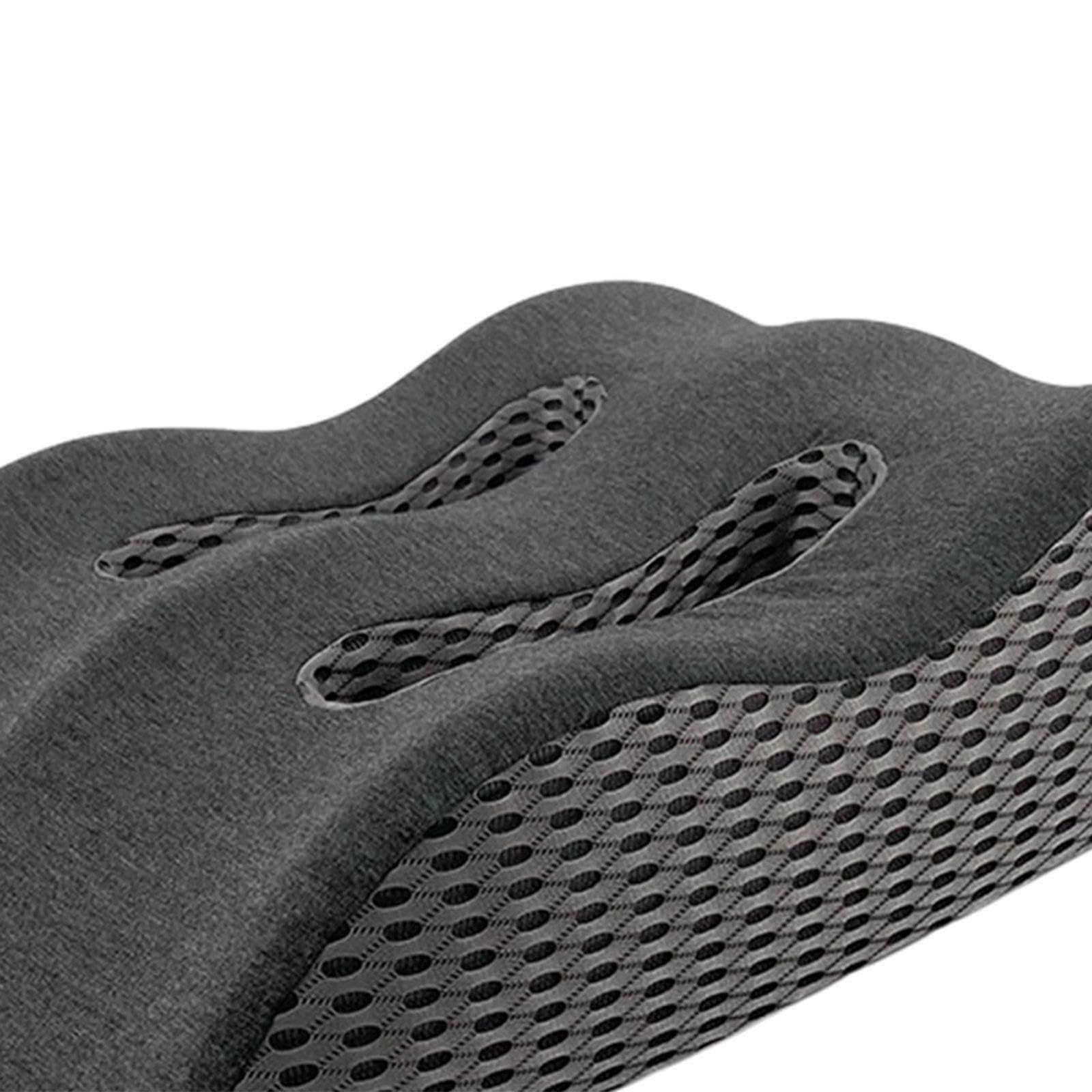 Almohada de Apoyo para Las piernas Cómoda Almohada elevada para Descansar Las piernas Espuma viscoelástica para Leer en la Cadera, Gris Oscuro