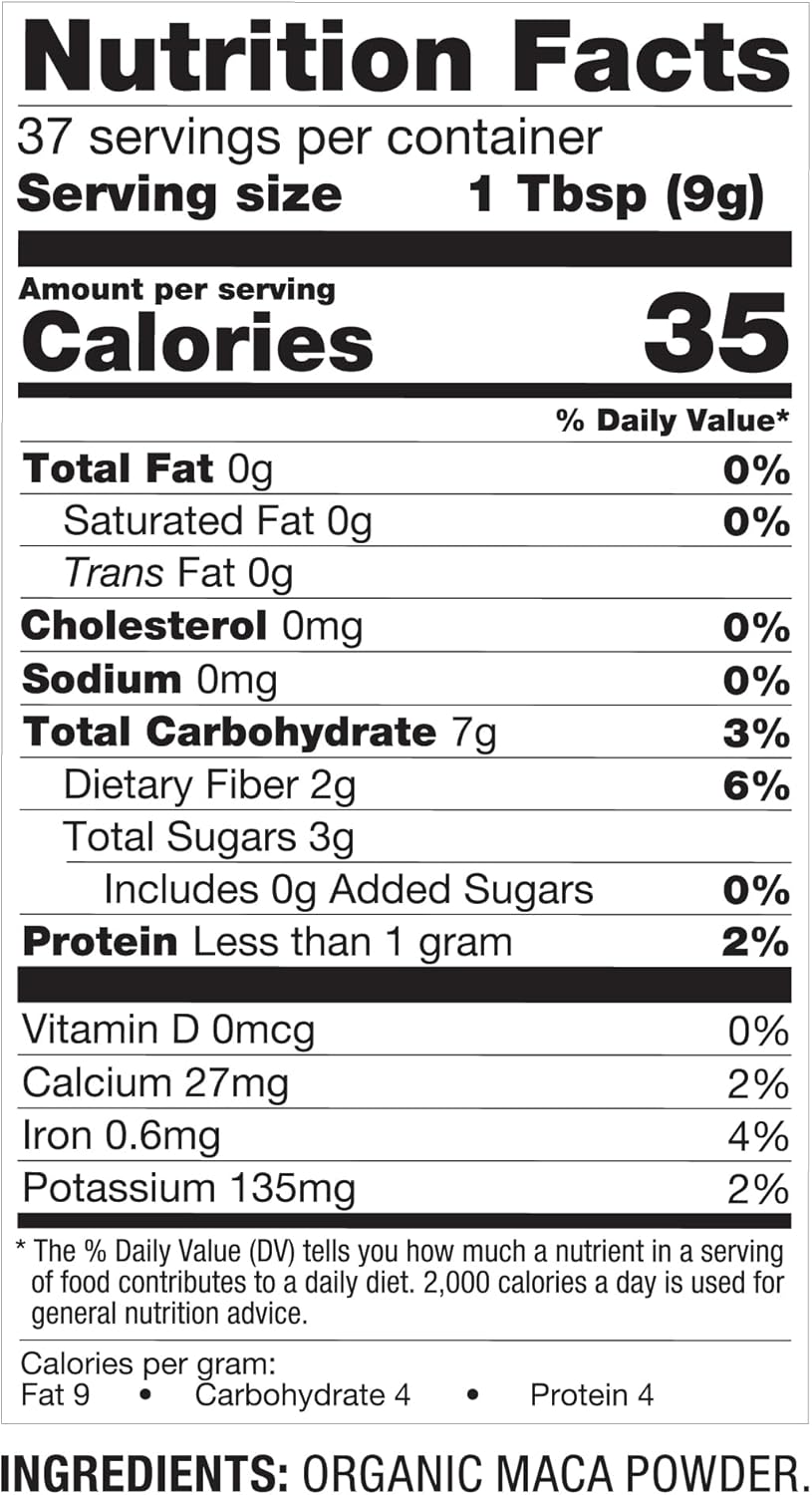 BetterBody Foods Organic Maca Powder, Non-GMO & Gluten-Free, 12 Ounce - Image 6