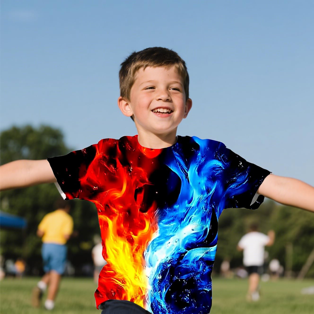 Boys Girls Novelty Graphic T-Shirt – Lightweight Crewneck Short Sleeve Tee, Teen Summer Top for Ages 6-16 - Image 3