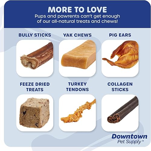 Miniatura 7 de Downtown Pet Supply 6  12 Bully Sticks - Dog Dental Treats  Rawhide-Free Dog Chews - Odorless Dog Treats with Protein Vitamins  Minerals - USA Beef