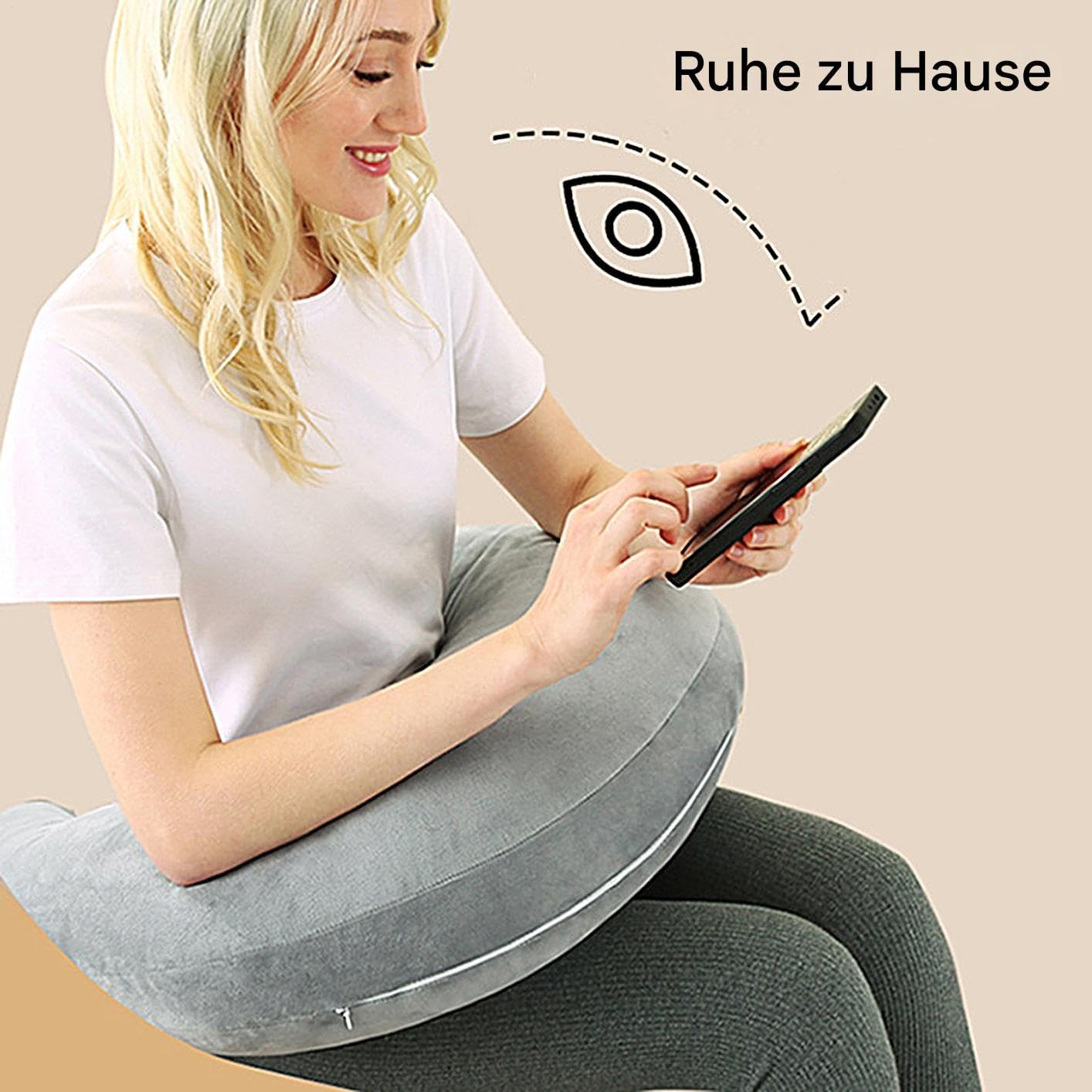 Poduszka Gamingowa Na Kolana Poduszka Ergonomiczna Podpórka Pod Rękę Do | Miękkie Ergonomiczne Wsparcie Do Gier Czytania Oglądania Filmów Szydełkowania Biura Domu Podróży