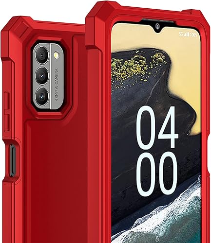 Miniatura 8 de Ailiber Funda de teléfono para Nokia G310 5G, Nokia G310 con protector de pantalla de vidrio templado, protección de estructura de doble capa,
