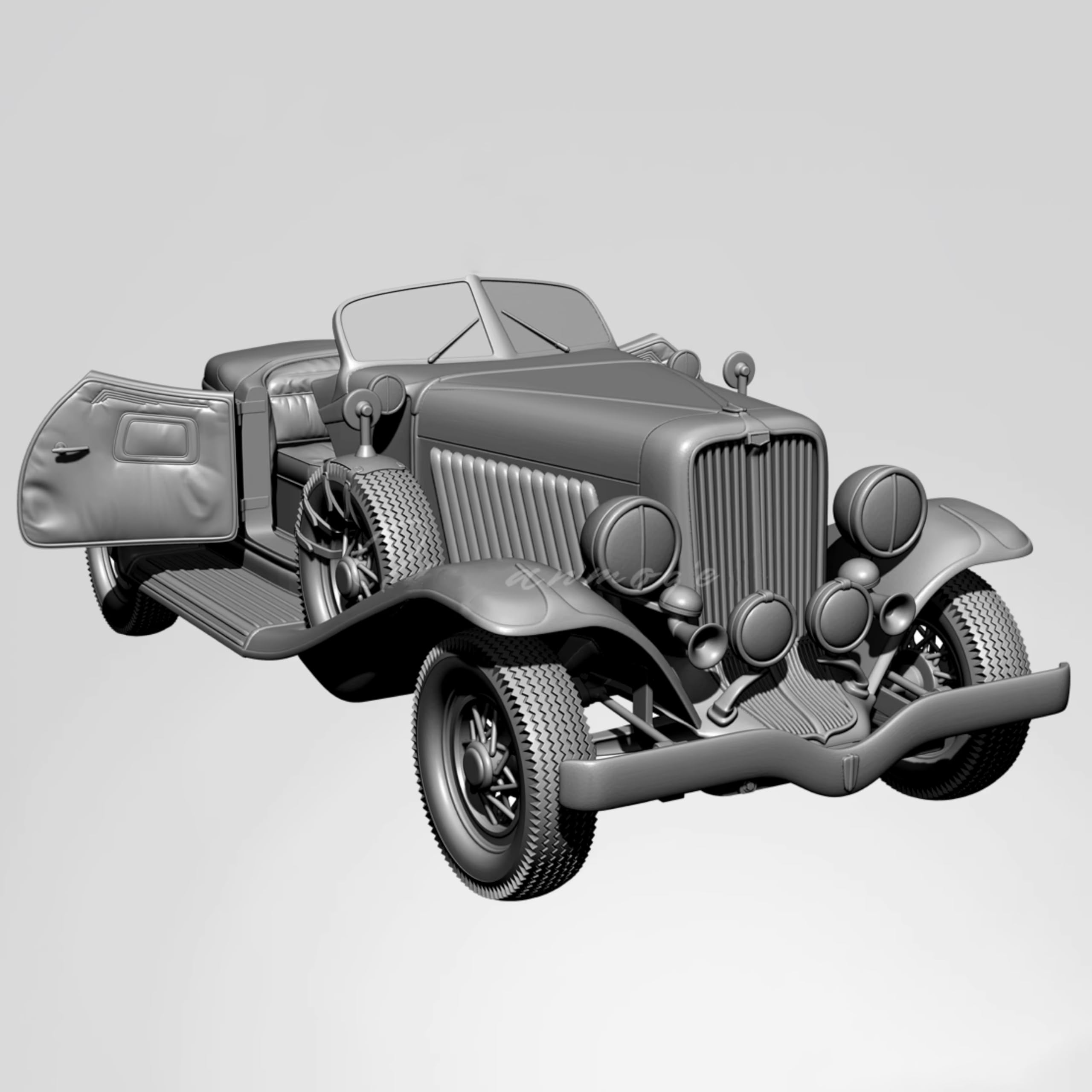 1/35 Resin Soldier Model Kit WW2 German Car Model Kit non peint et non assemblé (Cg6B-3)
