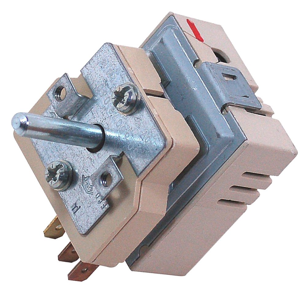 Spares2go Twin Circuit Energy Regulator Thermostat Simmerstat - Main Image