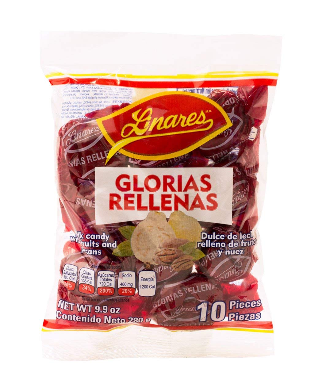 Amazon.com : Gloria de Linares - Fruit-filled 4-Pack (10 pieces of
