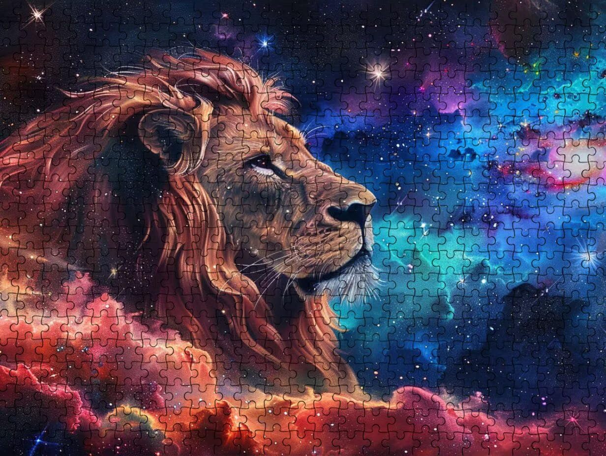 Puzzle 5000 para Adultos, LeóN Estrellado, Rompecabezas Clásicos LDYQS7-627
