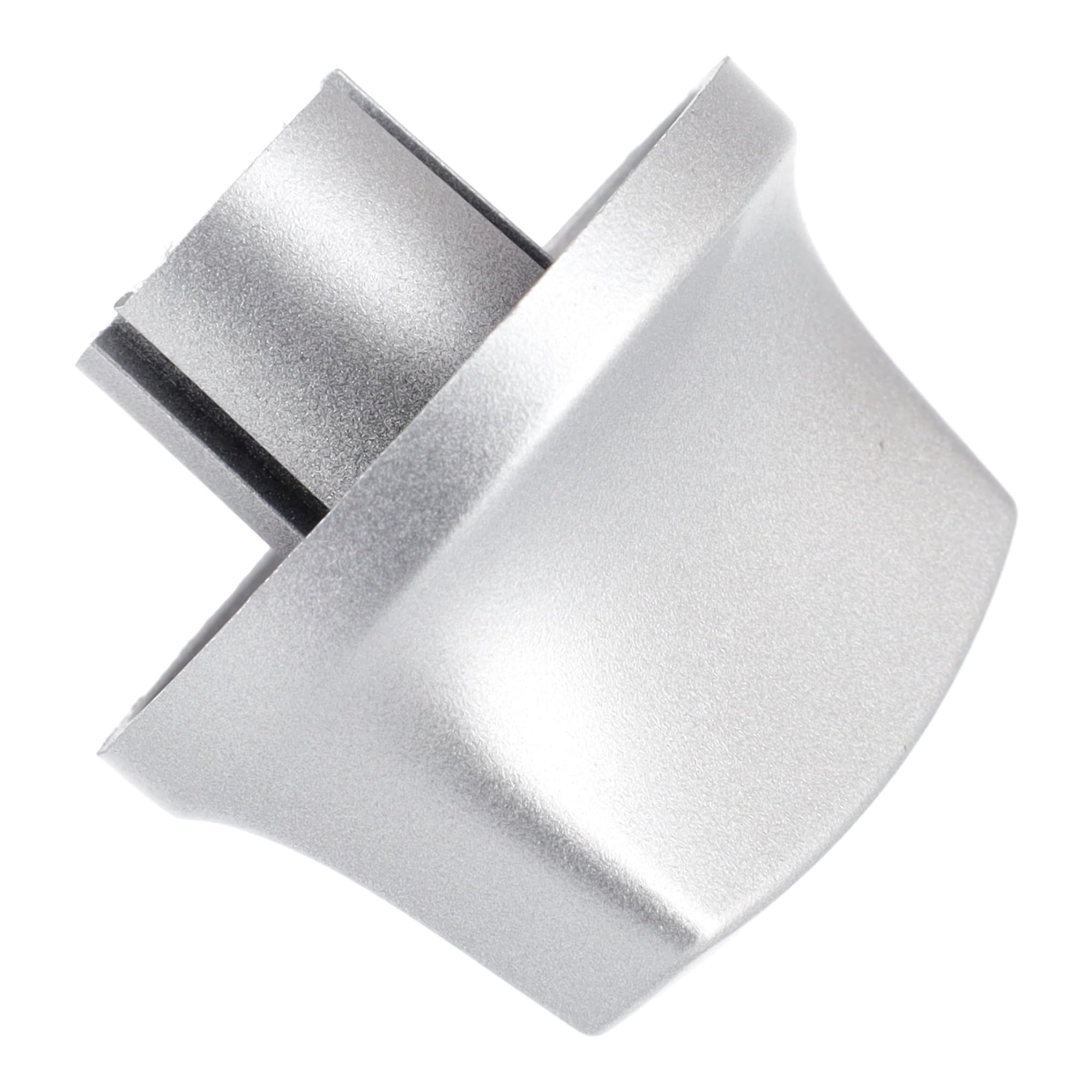 sparefixd Convient pour les plaques de cuisson Hotpoint - Bouton argenté Ultima