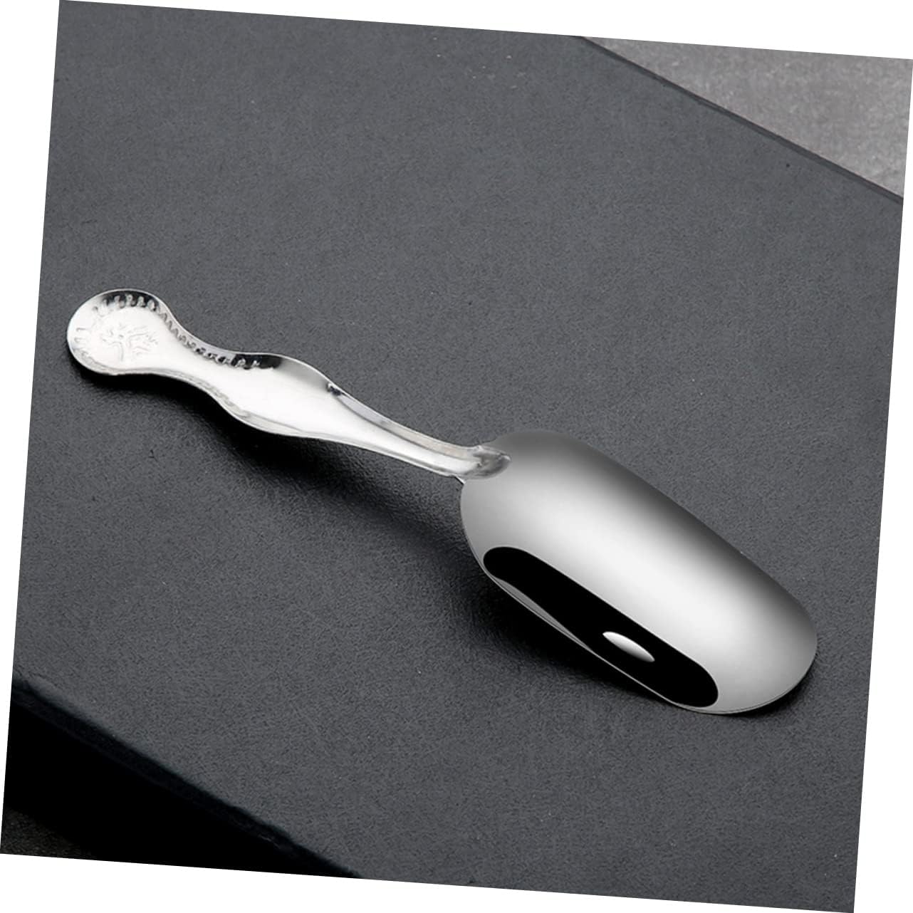 Luxshiny 30pcs Stainless Steel Tea Spoon Tea Scoops Bean Spoon Portable Household