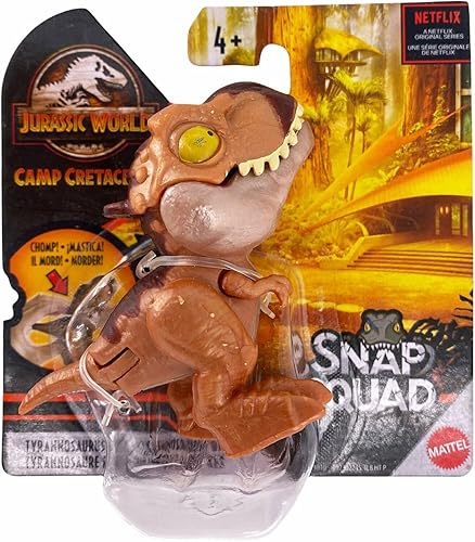 Miniatura 10 de Jurassic World Dominion - Juguetes de dinosaurio salvajes desenjaulados, figuras coleccionables, activados manualmente (Ceratosaurus)