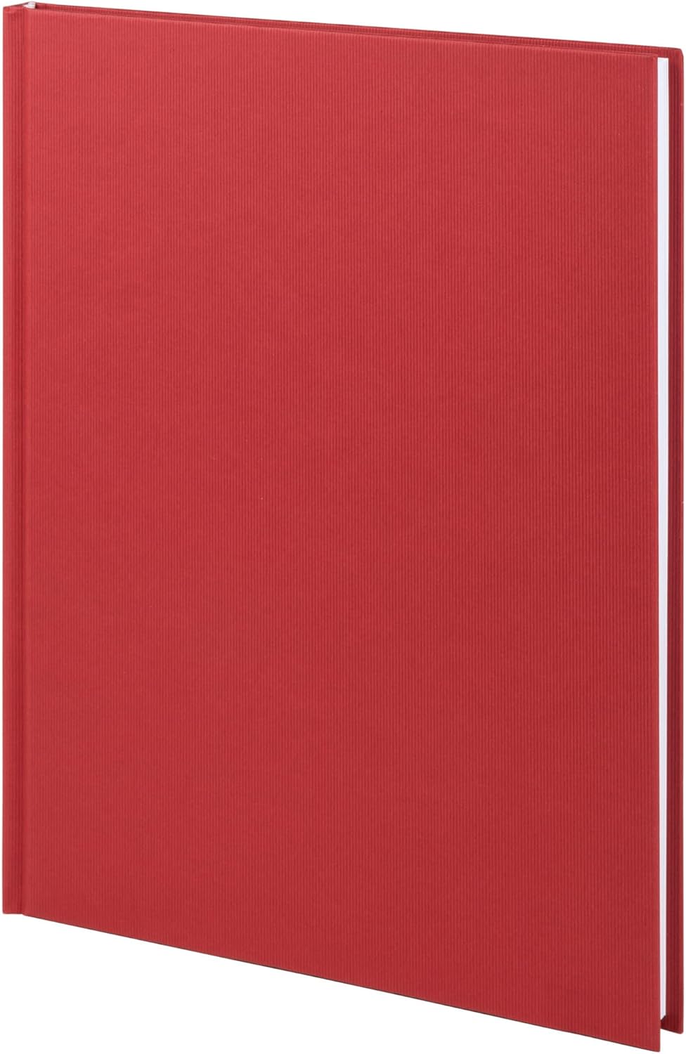Rossler Soho A4 Perfect Bound Plain Notebook - Red (96 Pages)
