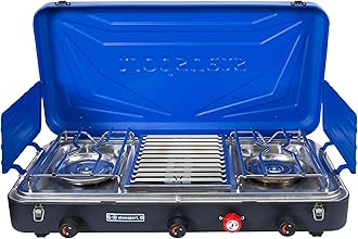 Stansport 2-Burner Propane Stove with Grill (212-600-50)