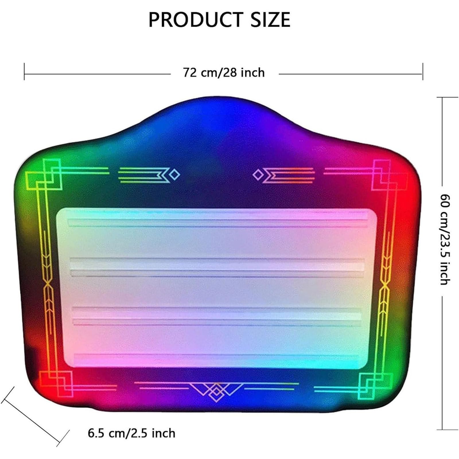 Presentador de Botellas para Club Nocturno, presentador LED Luminoso de Mano, Caja de luz con Letras Intercambiables, Incluye números + 2 Juegos de Letras A ~ Z, para Bar,Club