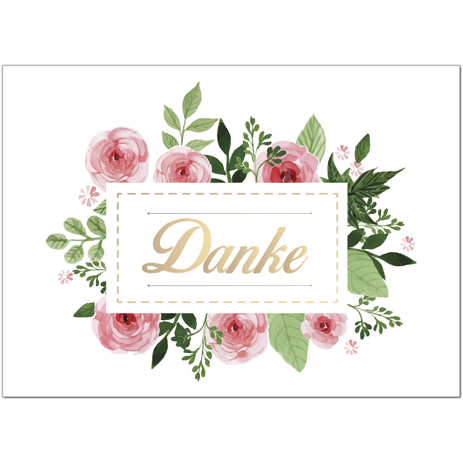 Postkarten Set 10 PERSONALISIERTE Dankeskarten Mit Text Und Foto ...
