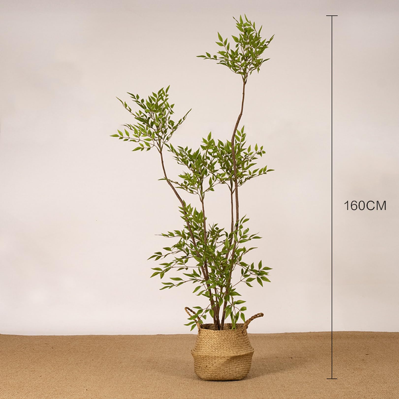 Amazon｜HWQFM フェイクグリーン 南天竹 観葉樹 鉢植え 緑 可愛い