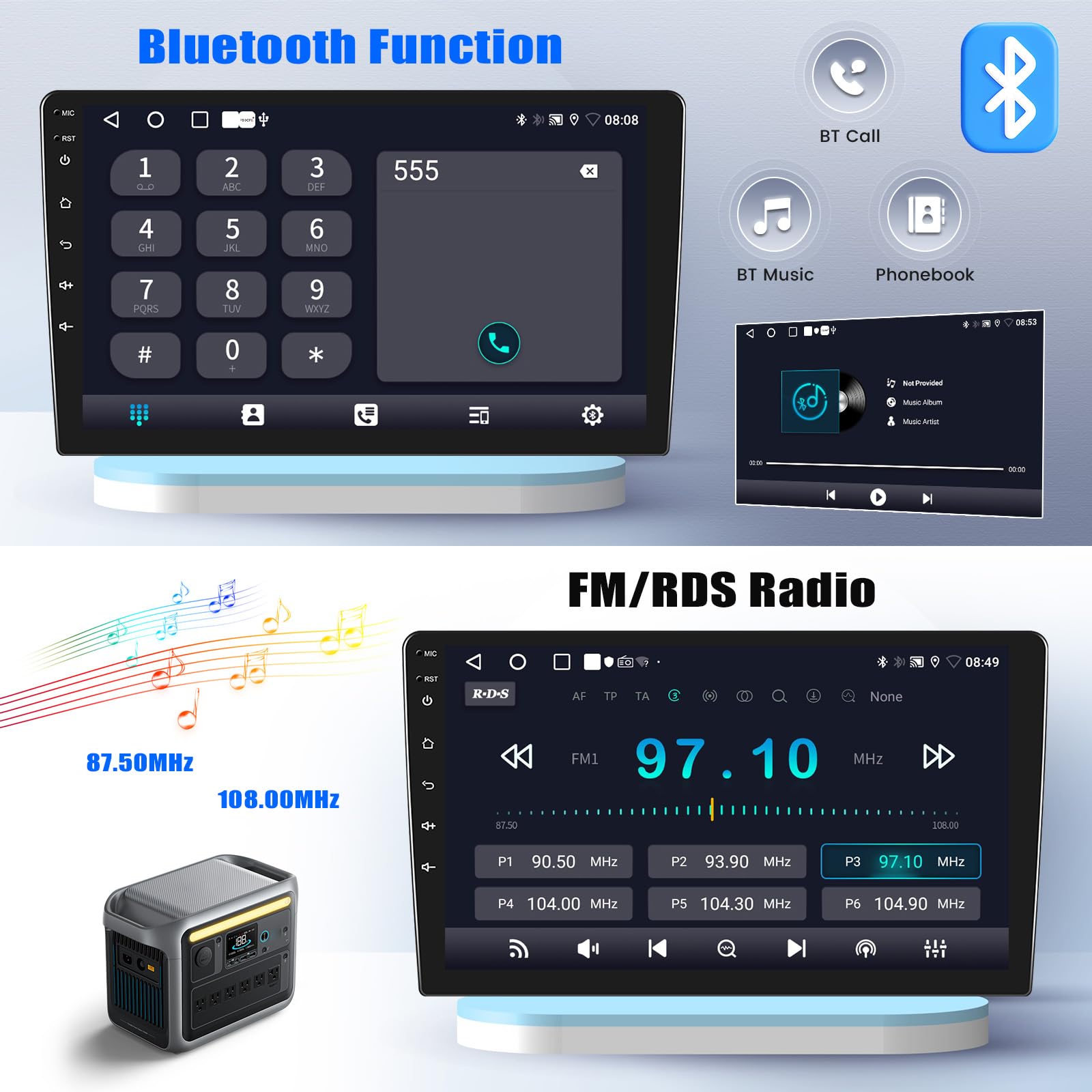 Junsun Android 15 Autoradio Geschikt voor Citroën Jumper/Peugeot Boxer/Fiat Ducato Junsun Android 15 Autoradio Geschikt voor Citroën Jumper/Peugeot Boxer/Fiat Ducato