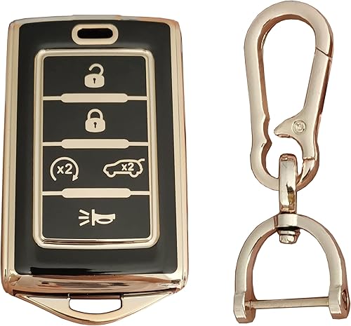 Miniatura 10 de Funda protectora para llavero de BMW, entrada sin llave, control remoto, con llavero compatible con BMW 3, 5, 7, Series M3, M5, M6, X3, X5, Z3, Z4