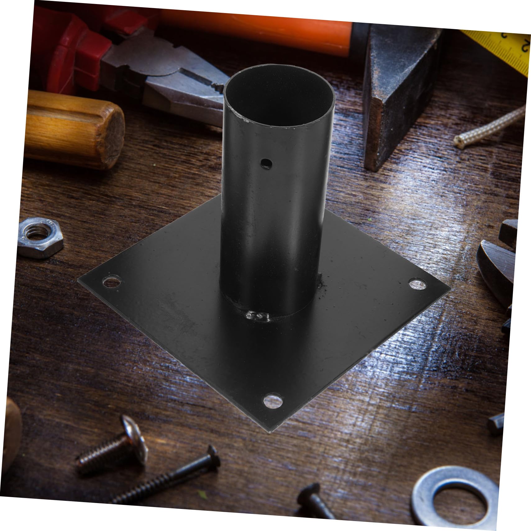 SUPVOX Support Poteau de Clôture Robuste Ancrage Fixation Facile Béton ou pour Réparation et Maintien des Poteaux de Boîte Aux Lettres