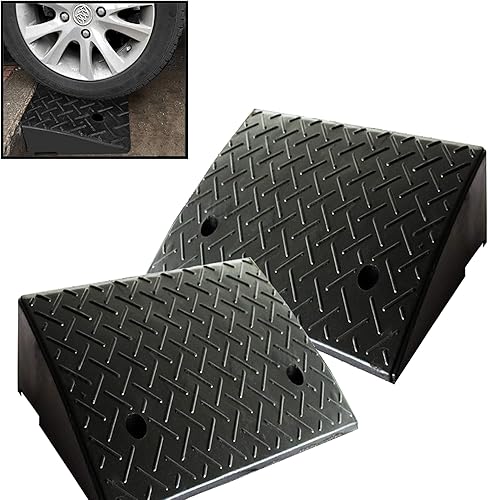 Reliancer 2 rampas de goma resistentes de 44000 libras, rampa de carga de grado profesional, rampa de carga para automóvil, rampa de motocicleta