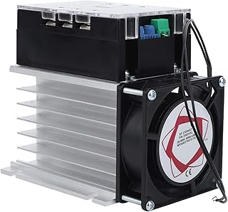 Moduł sterujący łagodnego rozruchu silnika 3-fazowego 4KW, moduł przekaźnika podłogowego z mosiądzu szybkiego startu, akcesoria do silników przemysłowych do pompy zasilającej z paskiem klinowym (moduł z radiatorem)