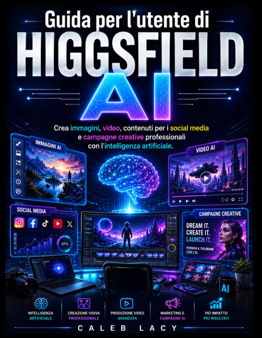 Guida per l'utente di HIGGSFIELD AI: Crea immagini, video, contenuti per i social media e campagne creative professionali con l'intelligenza artificiale.
