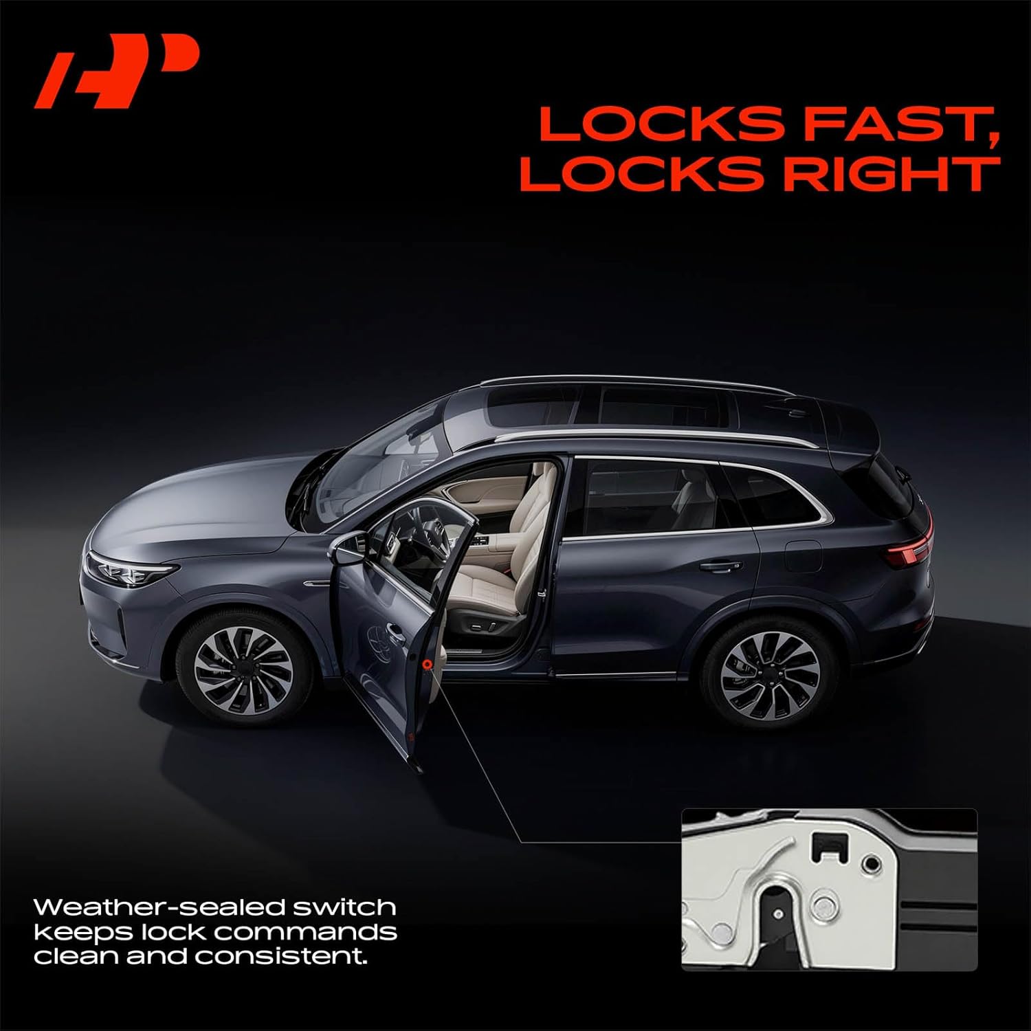 A-Premium Front Left Driver Side Door Lock Actuator Compatible with Hummer H2 2003-2007