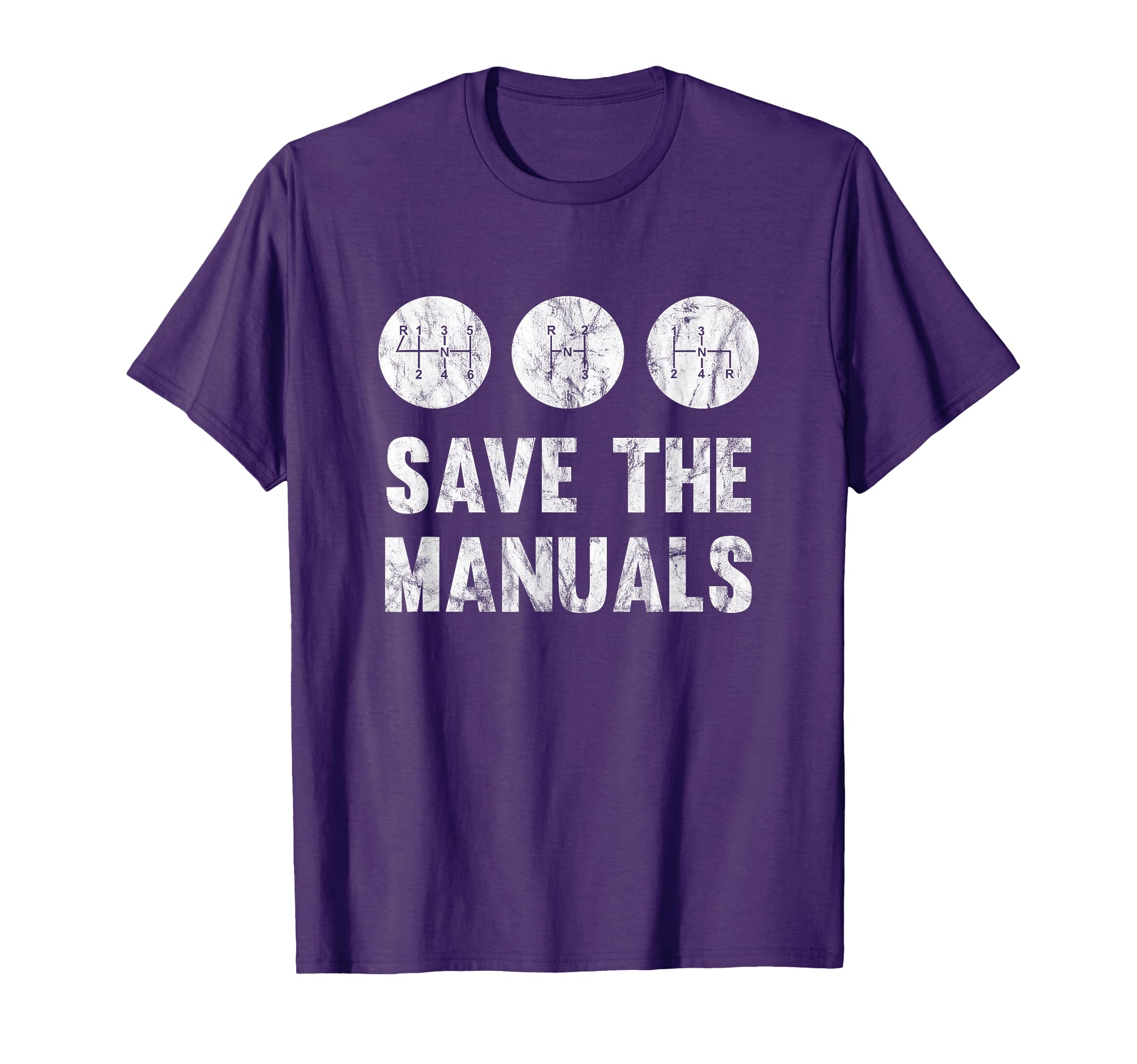 Save The Manuals Manual Transmission Gearshift T-Shirt T-Shirt