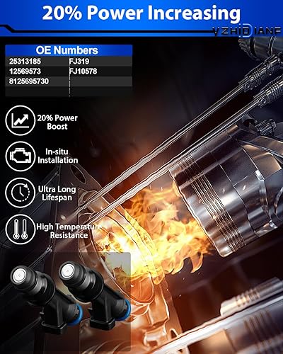 Miniatura 4 de Inyectores de combustible 25313185 se adapta a Buick Rainier 2004, para-Chevy Trailblazer 2002-2004, para-GMC Envoy Envoy XUV 2002-2004,