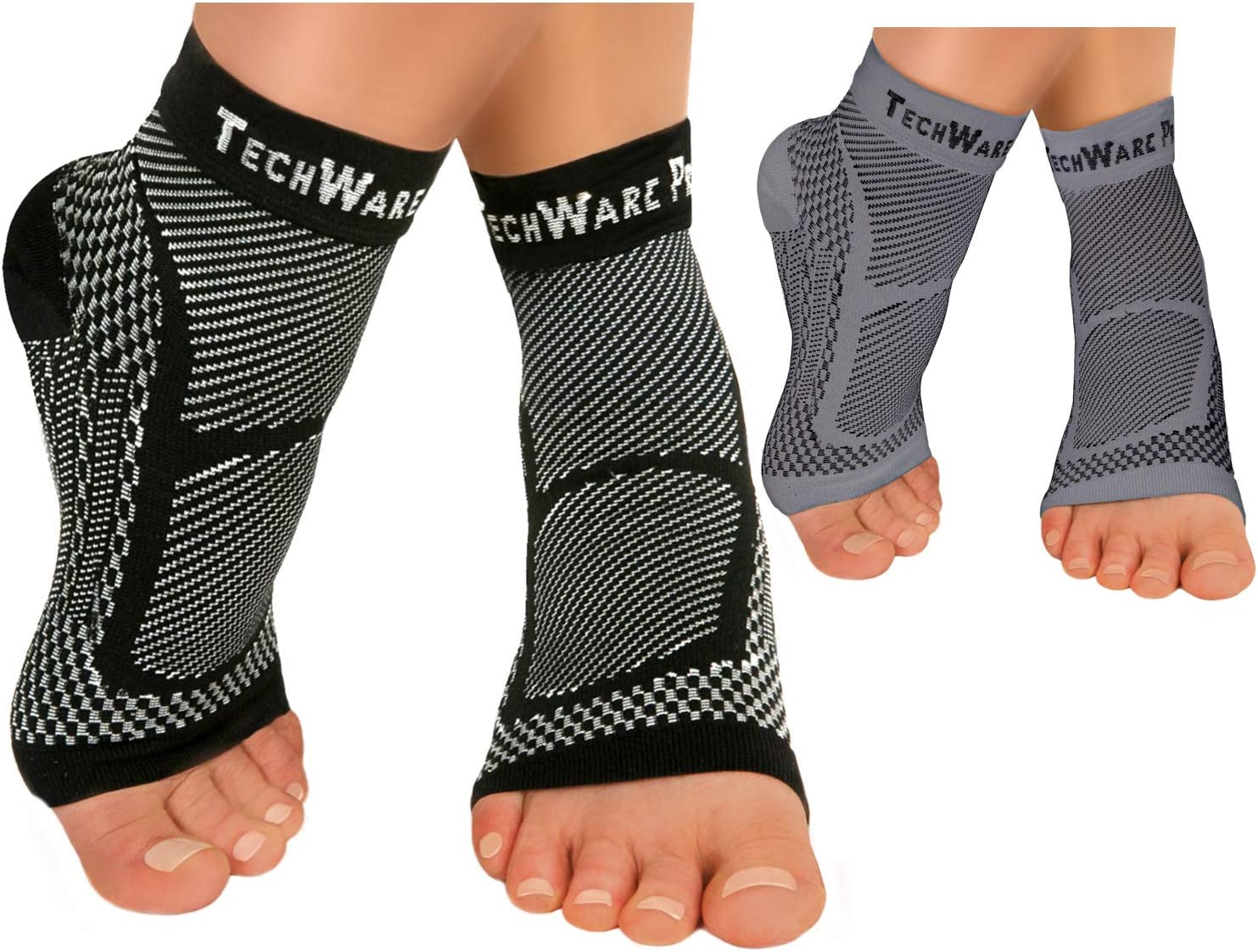 TechWare Pro Ankle Brace Compression Sleeve Relieves