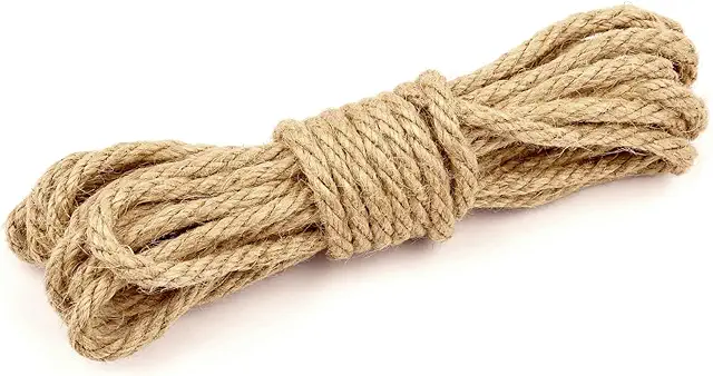 6mm Juteseil Braun - 10m Naturhanfseil für Garten, DIY & Dekoration