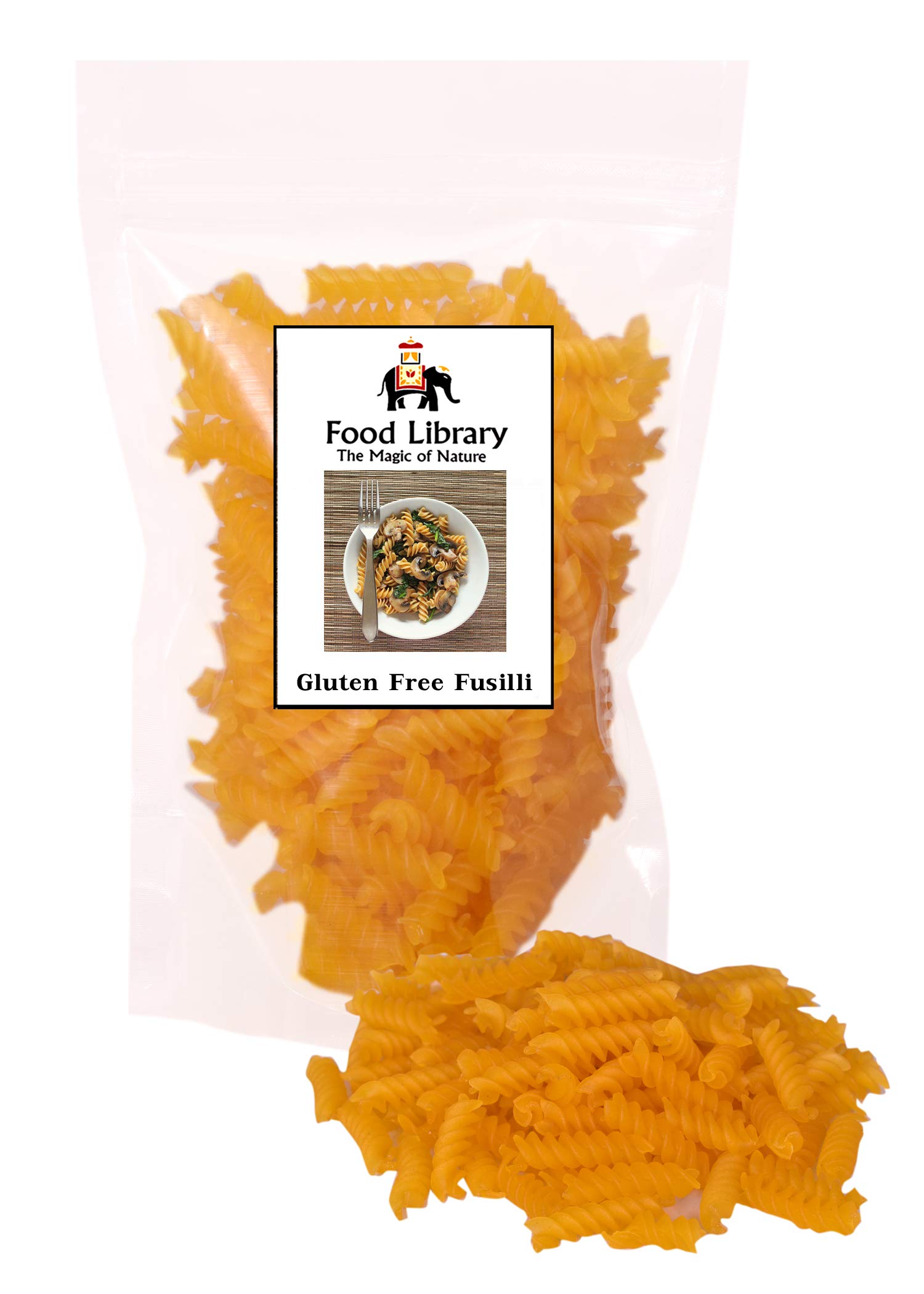 Food Library The Magic of Nature Gluten Free Pasta, 400gm. (400gm, Fusilli (Spiral)) (B079KSHFWT) Amazon Price History, Amazon Price Tracker
