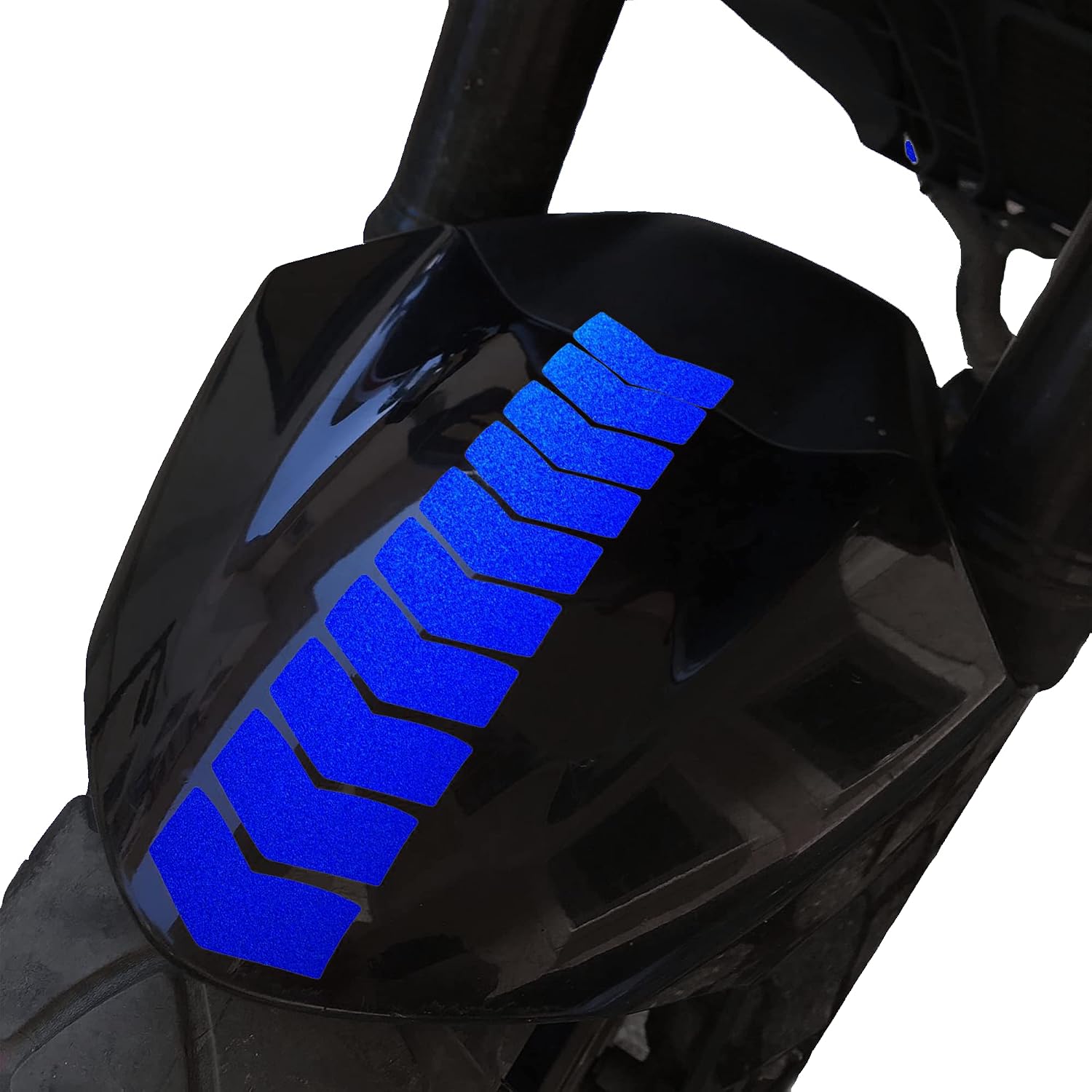 Ok Tasarımlı Reflektif Mavi Çamurluk Kask Sticker