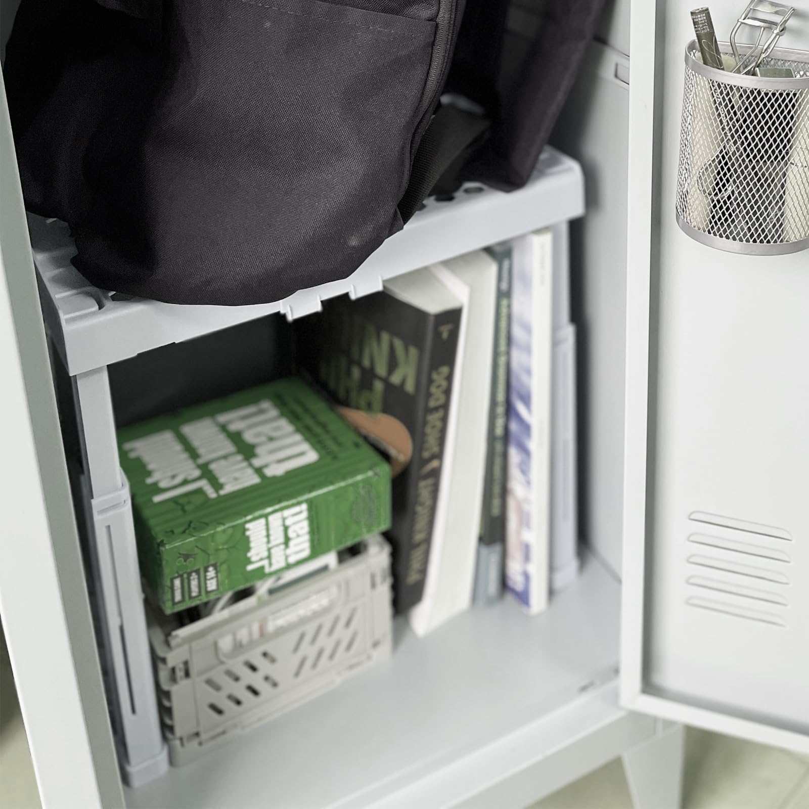 Aazon.co: Piffny Locker Organizer Shelf, Adjustable Width And Height - View #8