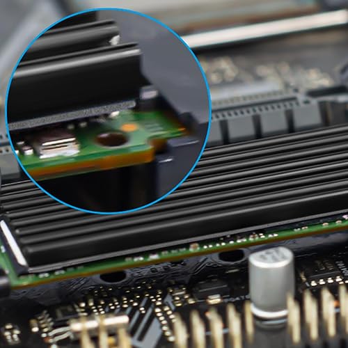 Miniatura 7 de Aairhut Paquete de 4 almohadillas térmicas de 13 Wm.K, 3.937 x 3.937 in x 0.020 in+0.039 in+0.059 in+0.079 in almohadilla de enfriamiento de