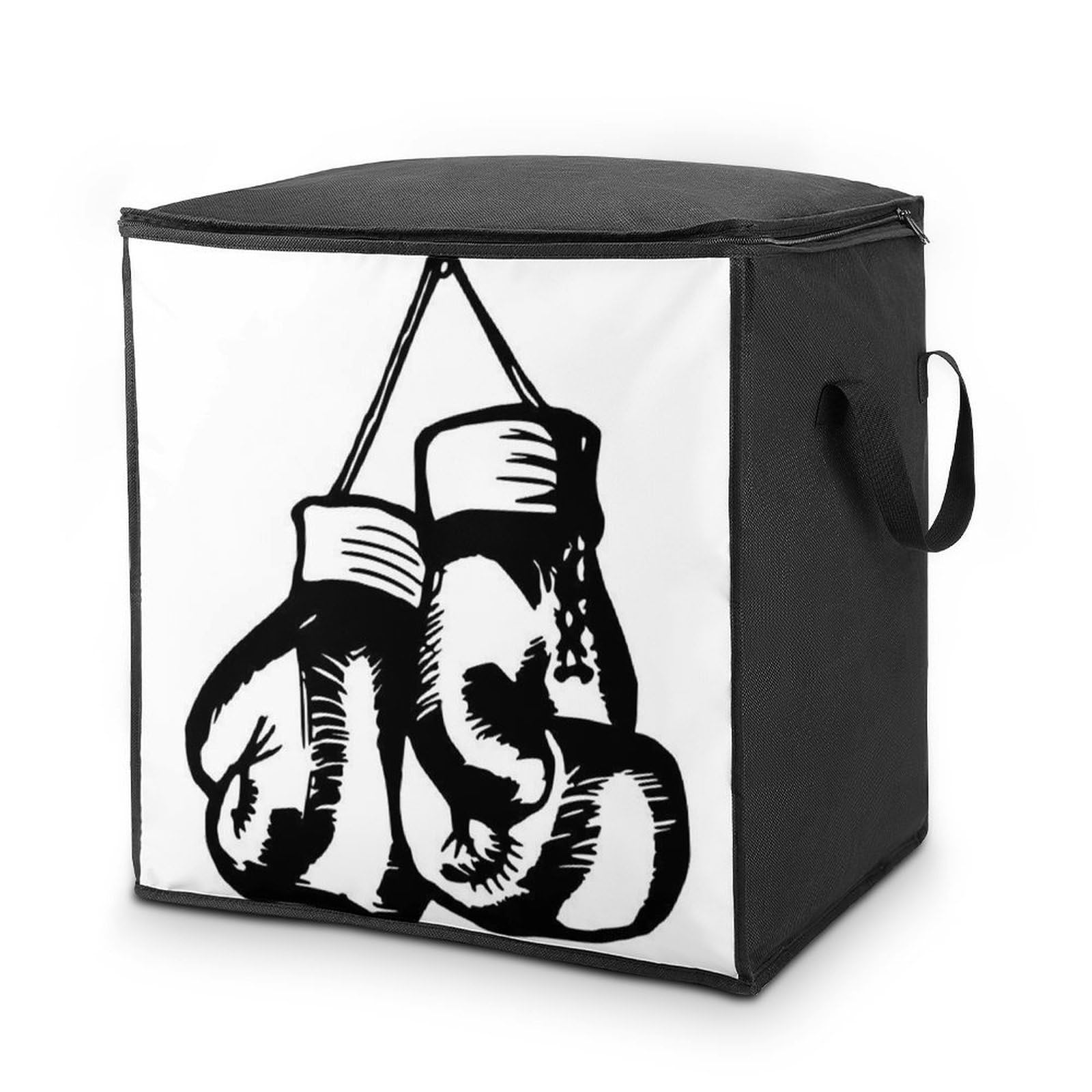 Lyfthologen 70L Storage Bags, Boxing Storage Box with Lid Zipper And Handles, Clothes Bags for Quilt, Blankets, Bedding